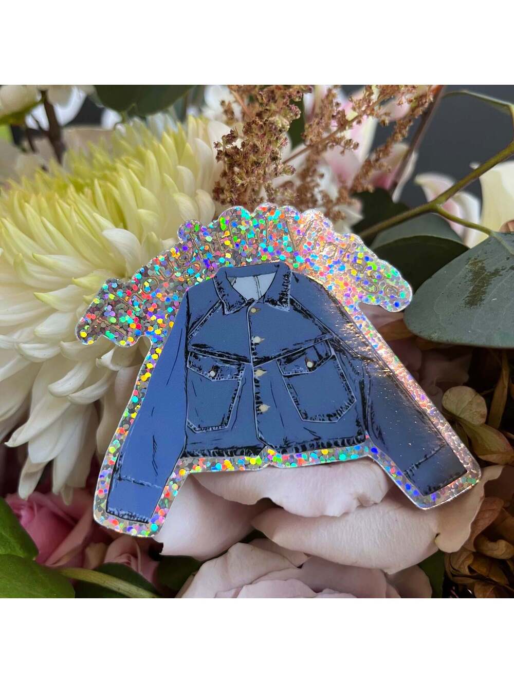 1 Glitter Sticker
